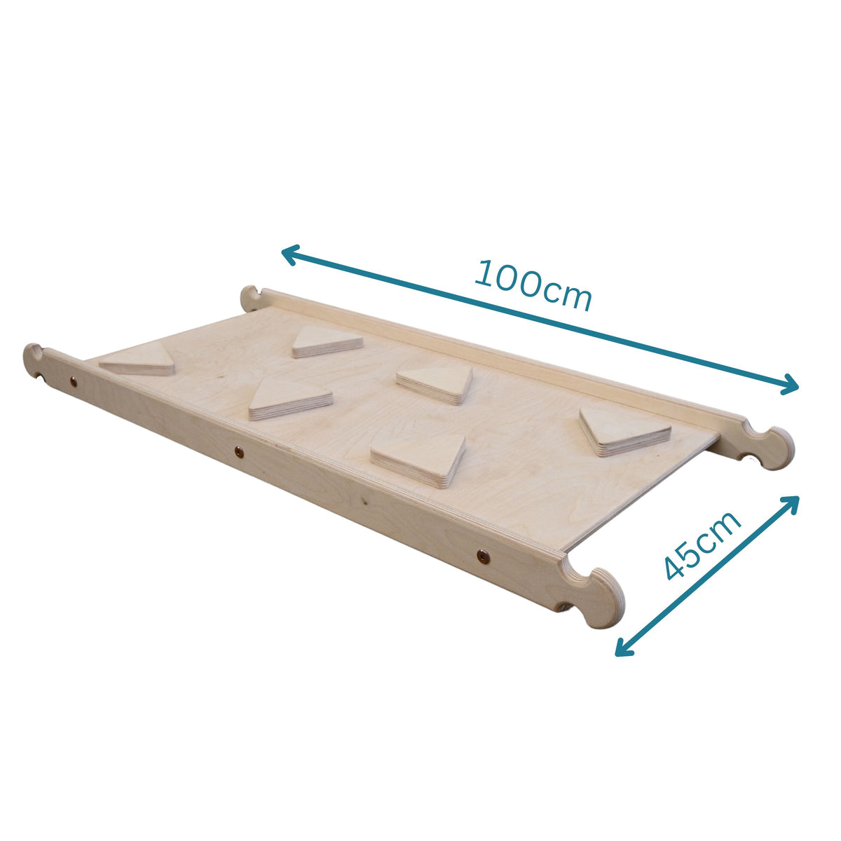 2-in-1-Kletter- und Rutschbrett – 100 cm