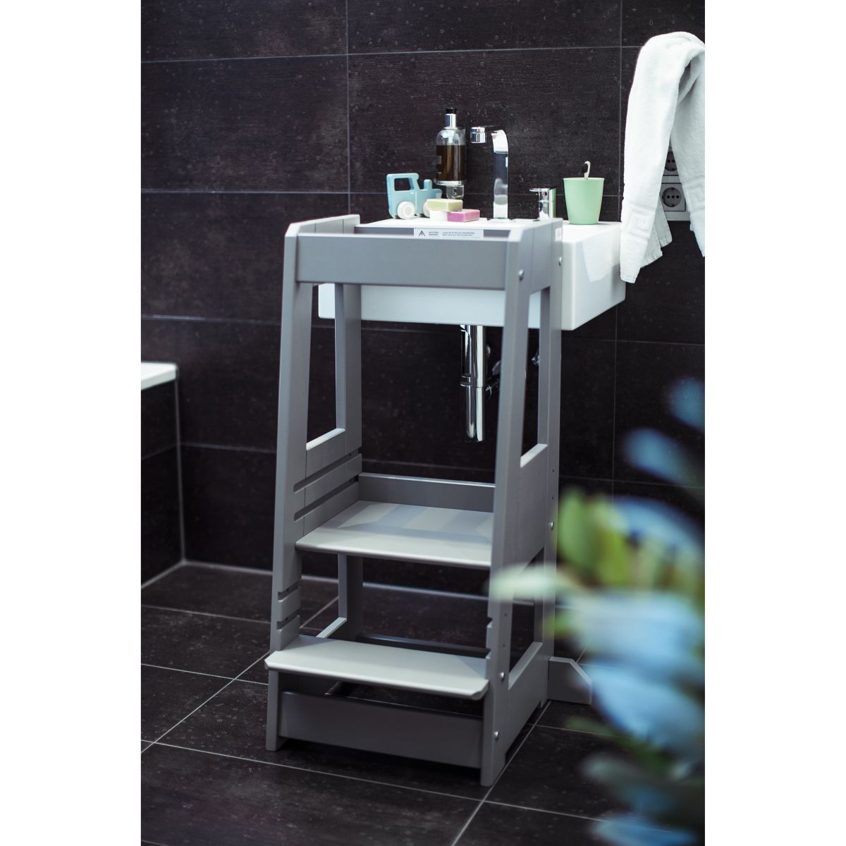 tiSsi® Lernturm FELIX-Storm Grey