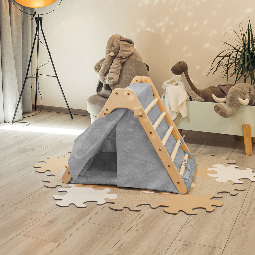 Klappbare Kletterdreieck mit Zubehör