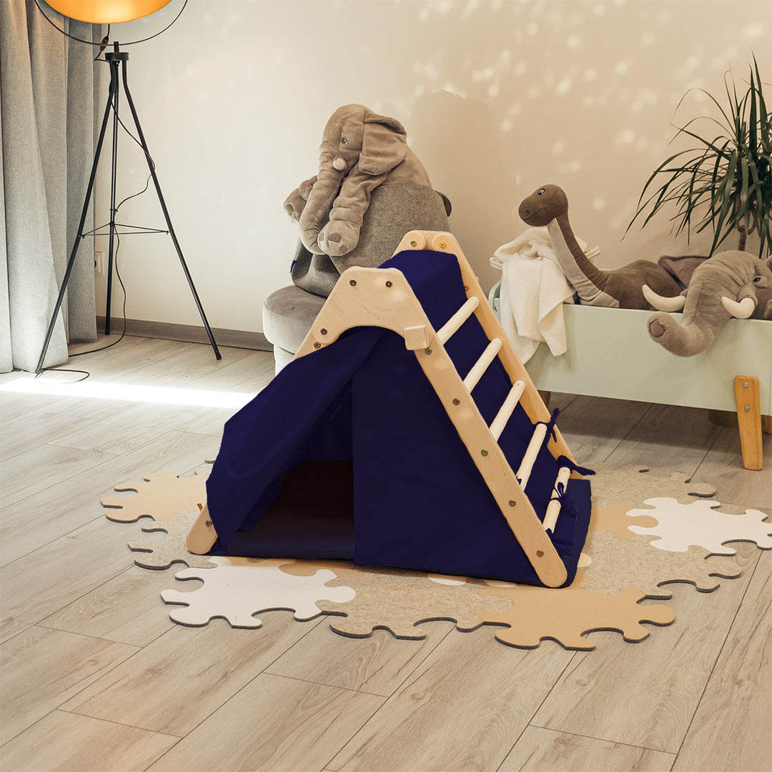 Klappbare Kletterdreieck mit Zubehör