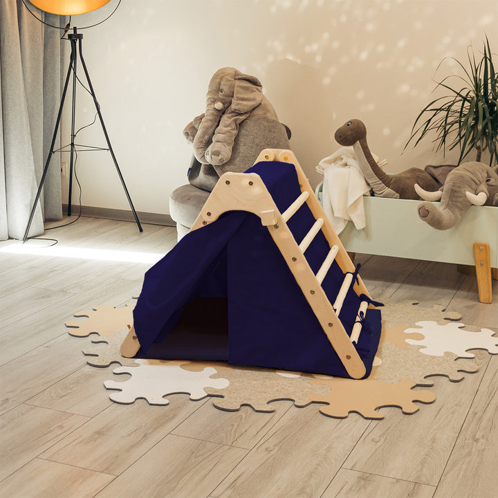 Klappbare Kletterdreieck mit Zubehör