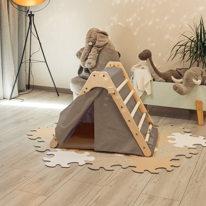 Klappbare Kletterdreieck mit Zubehör