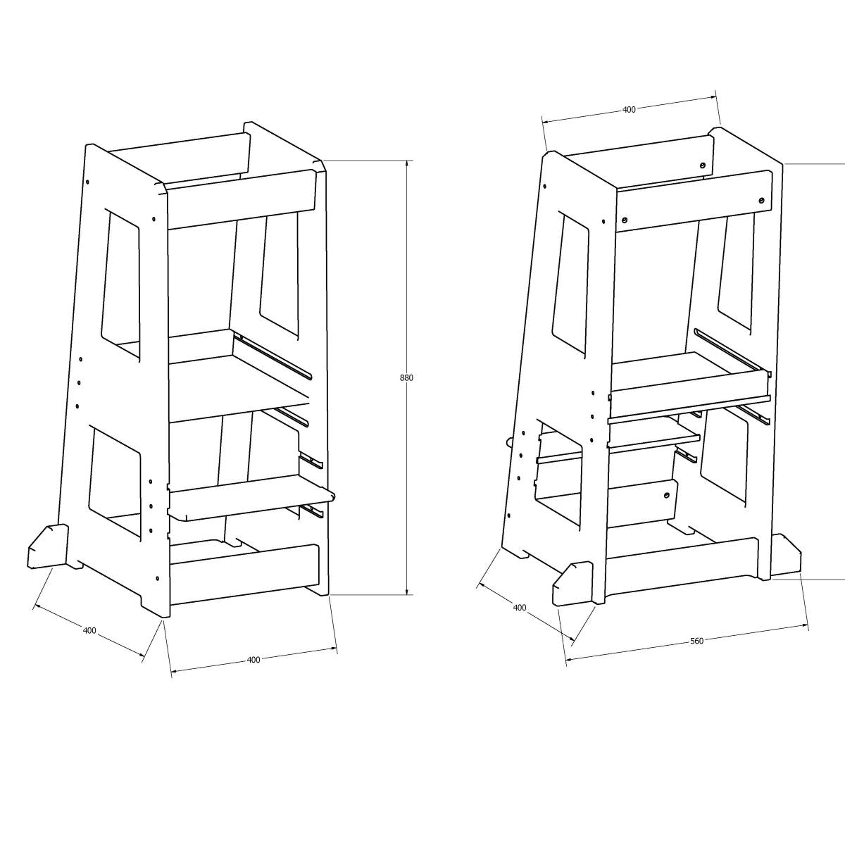 tiSsi® Lernturm FELIX-Gelb