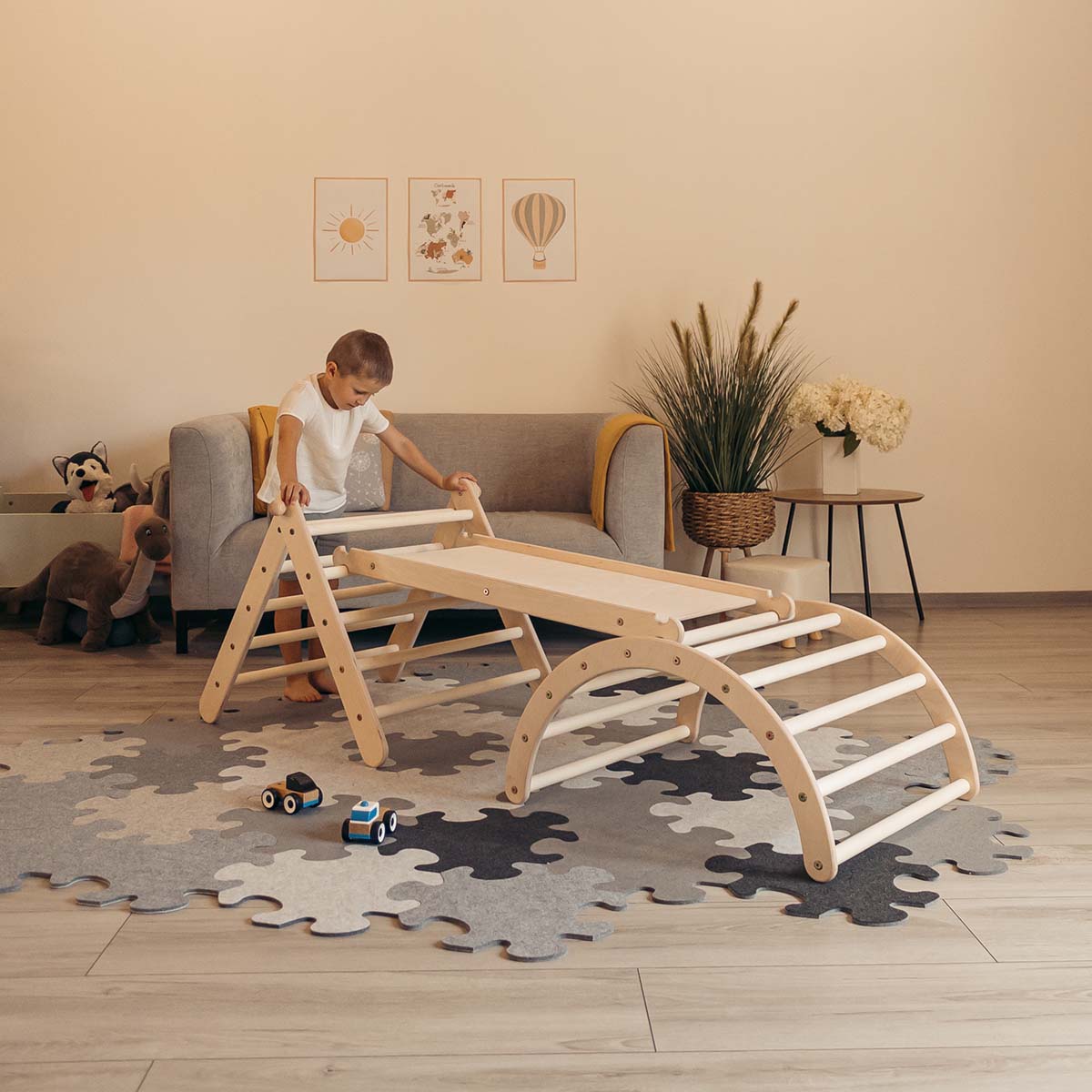 Verstellbares Kletterset