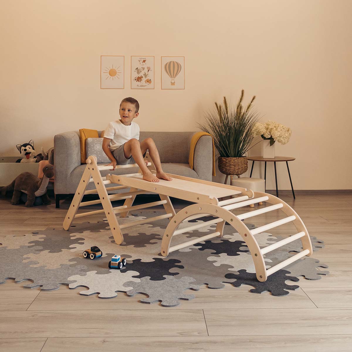 Verstellbares Kletterset