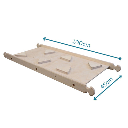 Kletterbrett Rutsche | zweiseitiger | 100cm