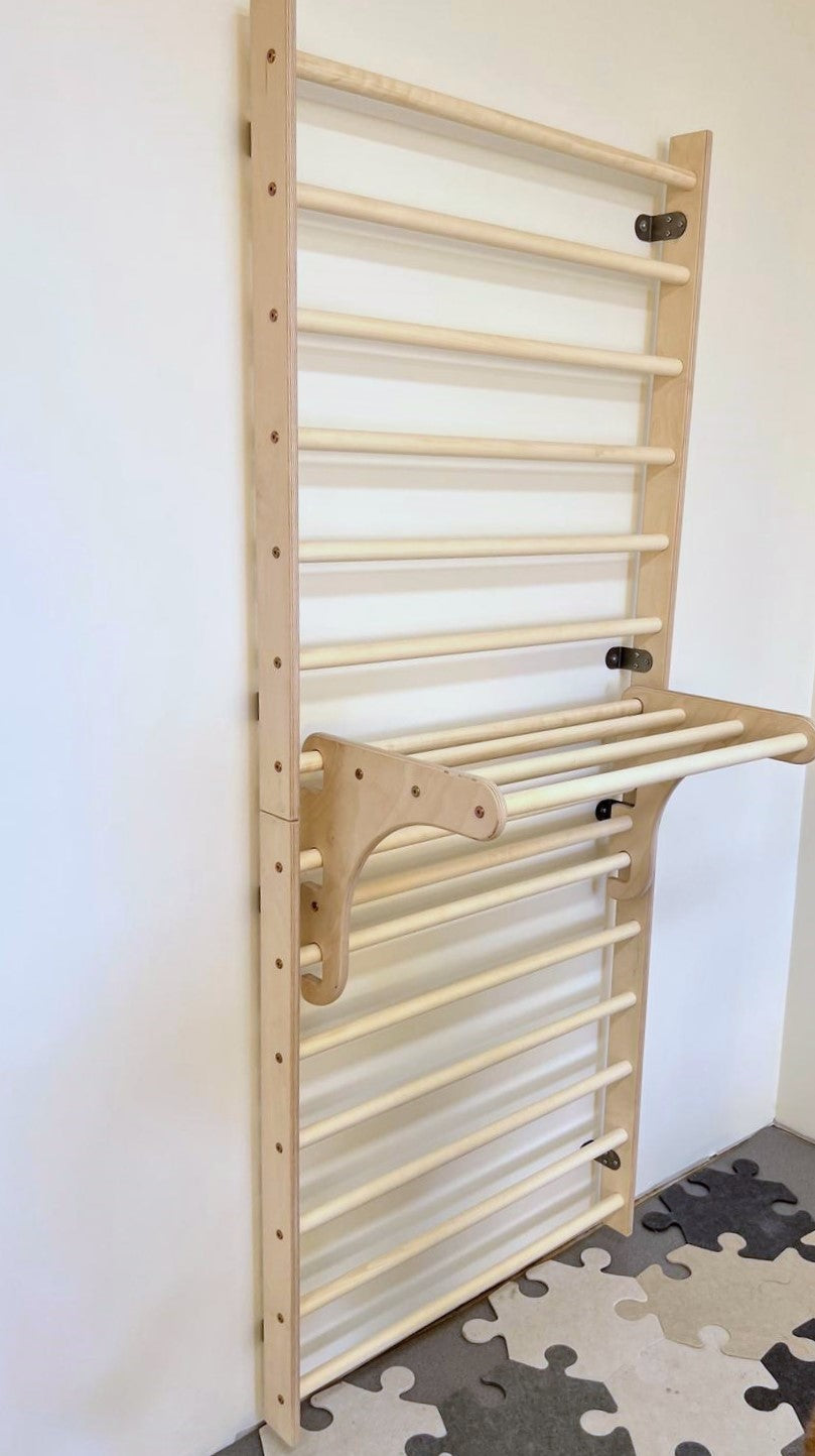 Sprossenwand | 2 Teile mit Klimmzugteil