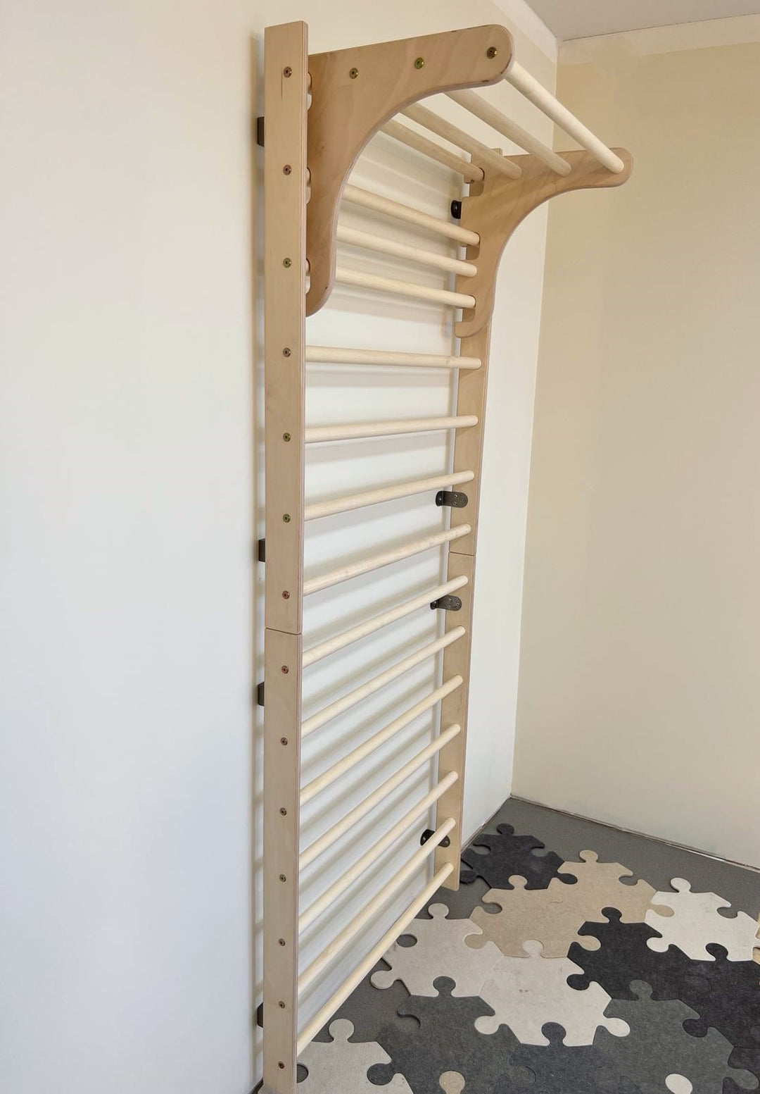 Sprossenwand | 2 Teile mit Klimmzugteil