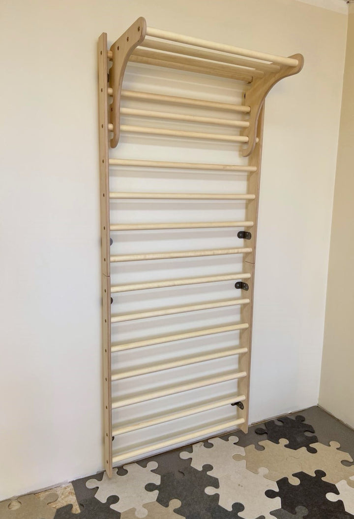 Sprossenwand | 2 Teile mit Klimmzugteil