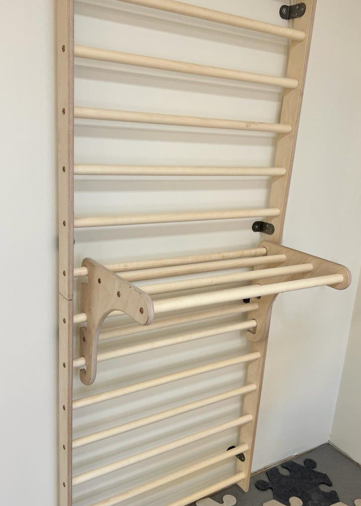 Sprossenwand | 2 Teile mit Klimmzugteil