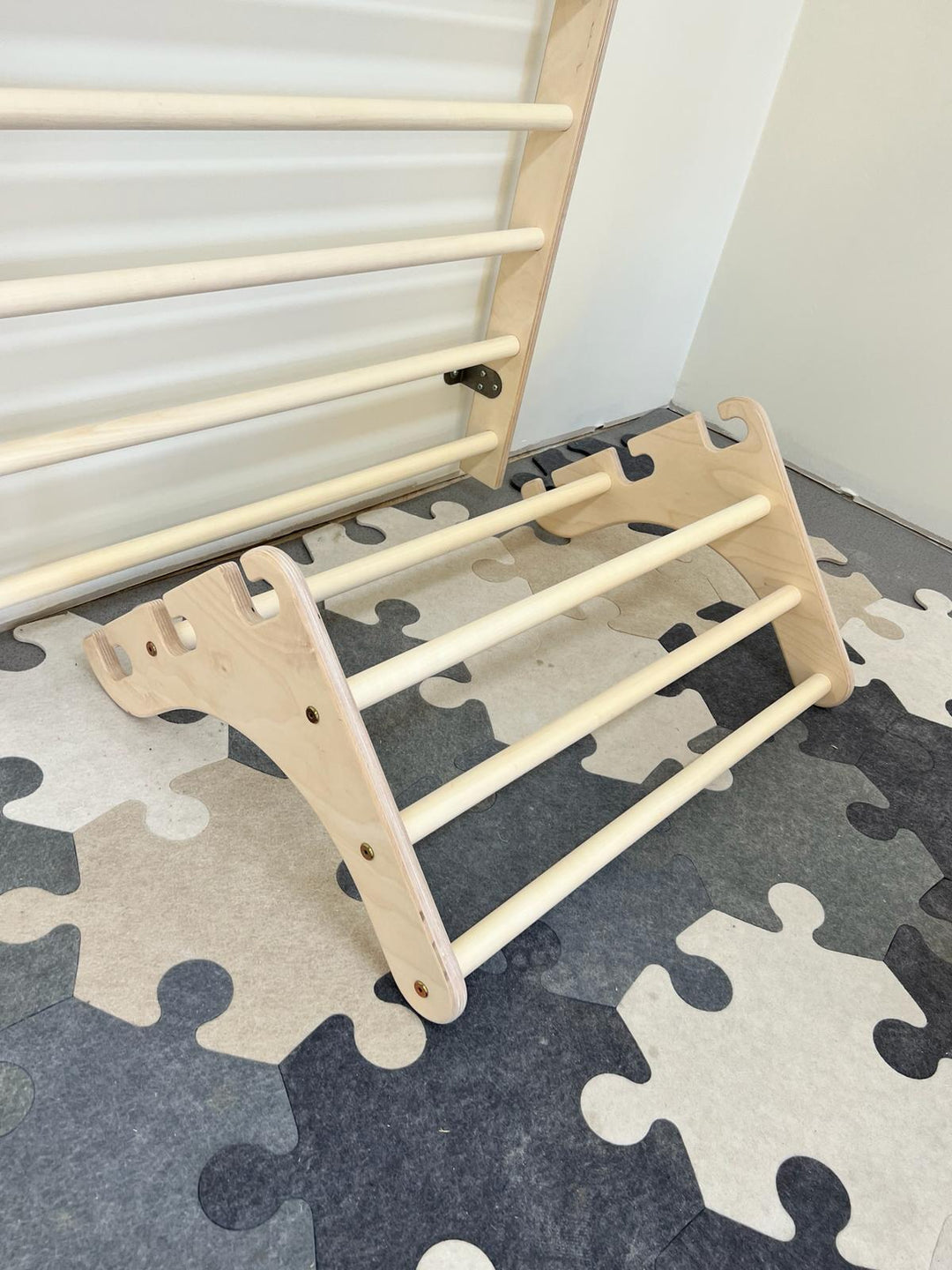 Sprossenwand | 2 Teile mit Klimmzugteil