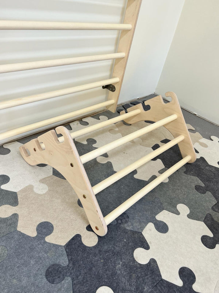 Sprossenwand | 2 Teile mit Klimmzugteil