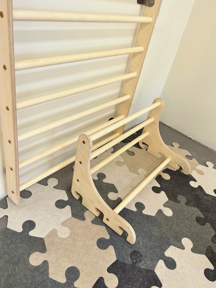 Sprossenwand | 2 Teile mit Klimmzugteil